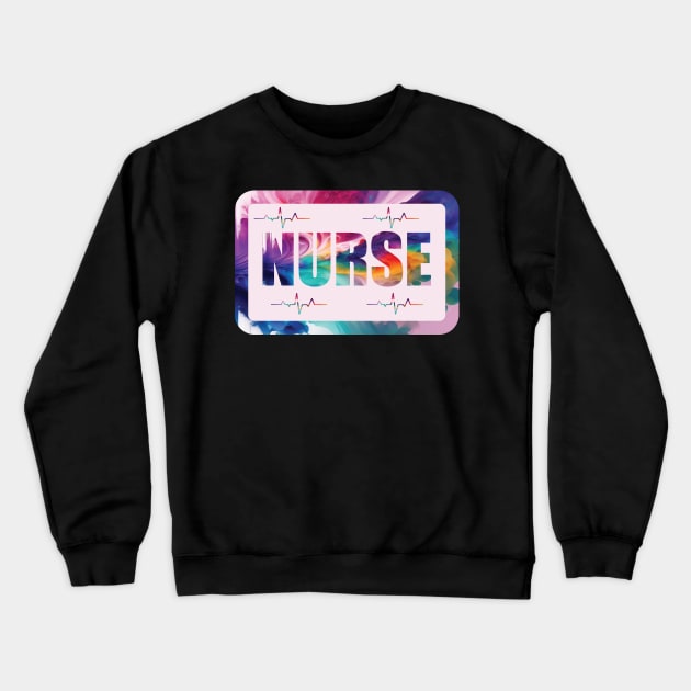 Rinbow Color Nursing Summer time Design for  nursing students Crewneck Sweatshirt by ArtoBagsPlus